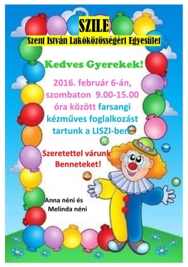 Farsangi kzmves foglalkozs